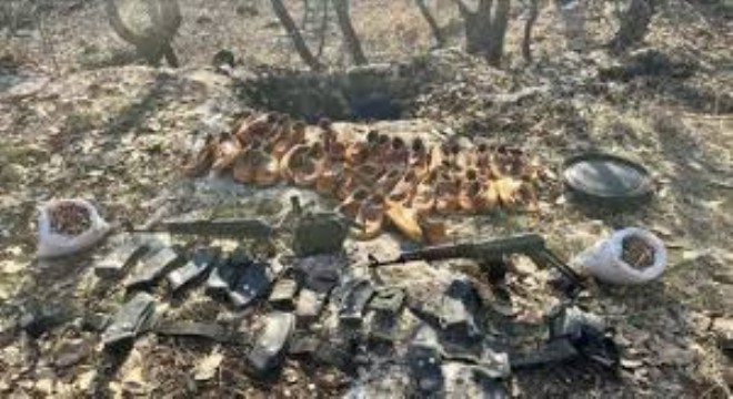 Lice de PKK ya Ait Silah ve Mühimmat Ele Geçirildi