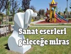 Taş heykeller Altındağ’ı donattı