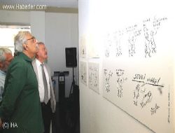 Tarık Ali, Galeri Kara da Behiç Ak Sergisini Gezdi