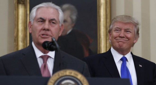 ABD Dışişleri Bakanı Tillerson dan Trump a destek