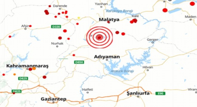 Adıyaman’da deprem