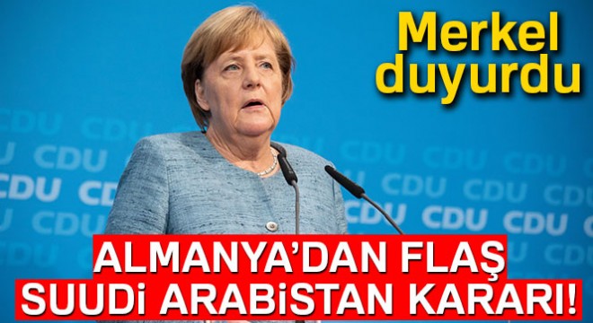 Almanya, Suudi Arabistan a silah satmayacağını açıkladı