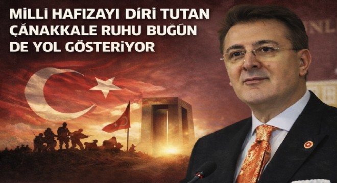 Aydemir Çanakkale ruhunun imanla yazılmış bir diriliş destanı olduğunu söyledi