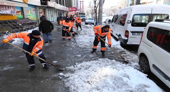 Bağcılar’da kar çileye dönüşmedi