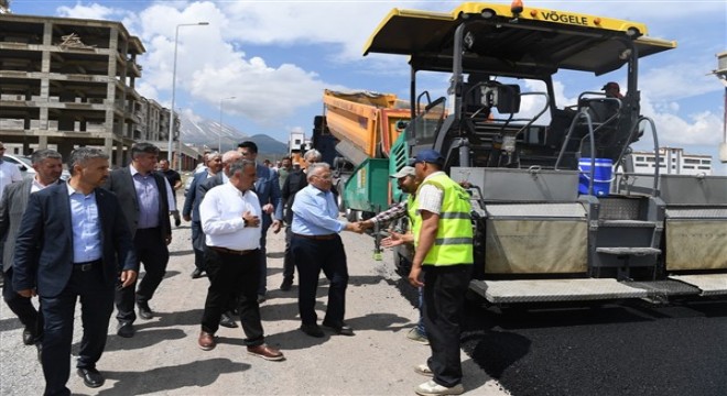 Başkan Büyükkılıç çevre düzenleme çalışmalarını inceledi