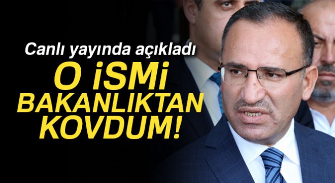 Bekir Bozdağ, Kati Piri’yi kovmuş