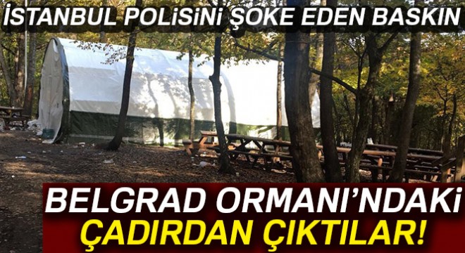 Belgrad Ormanında kumar çadırına baskın