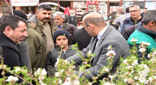 Büyükşehir Belediyesi tarafından Pütürge’de fidan dağıtımı yapıldı