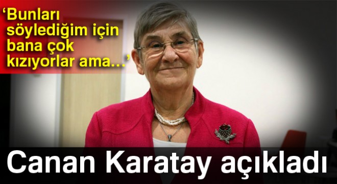 Canan Karatay:  Avuç içi kadar pide yiyin 