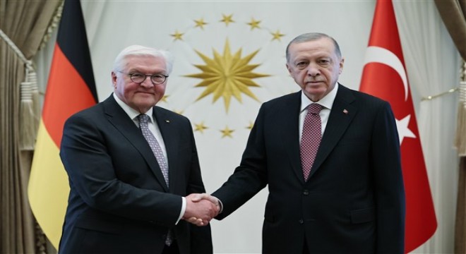 Cumhurbaşkanı Erdoğan, Almanya Cumhurbaşkanı Steinmeier ile görüştü