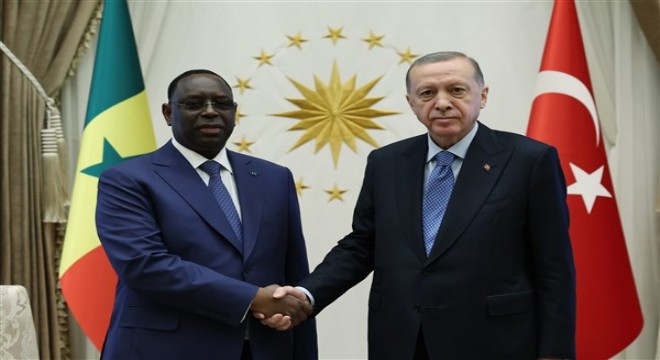 Cumhurbaşkanı Erdoğan, Senegal Cumhurbaşkanı Sall ile bir araya geldi