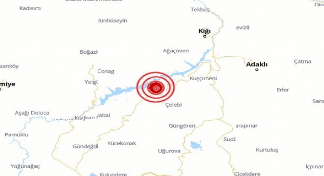 Elazığ’da deprem