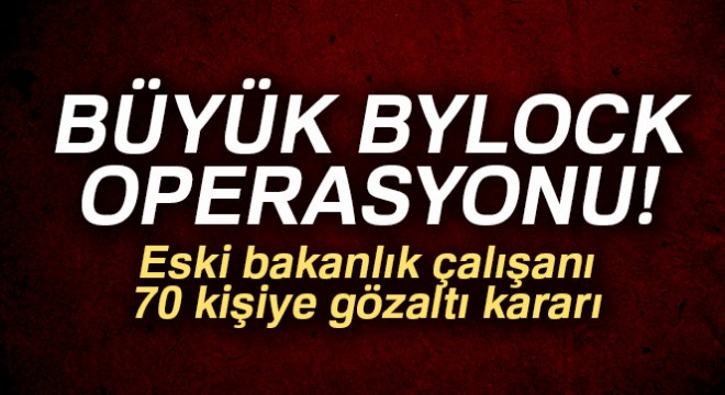 Eski Maliye Bakanlığı çalışanlarına FETÖ operasyonu