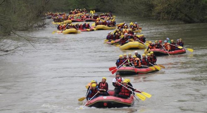 Rafting sezonu açıldı