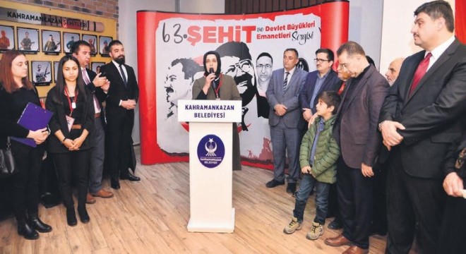 Şehit emanetleri Kahramankazan’da