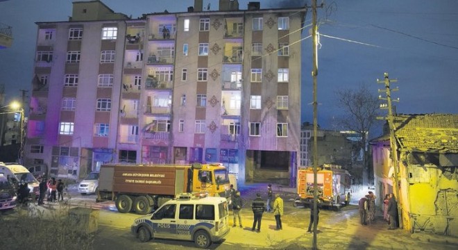 Sobadan çıkan kıvılcım evi tutuşturdu