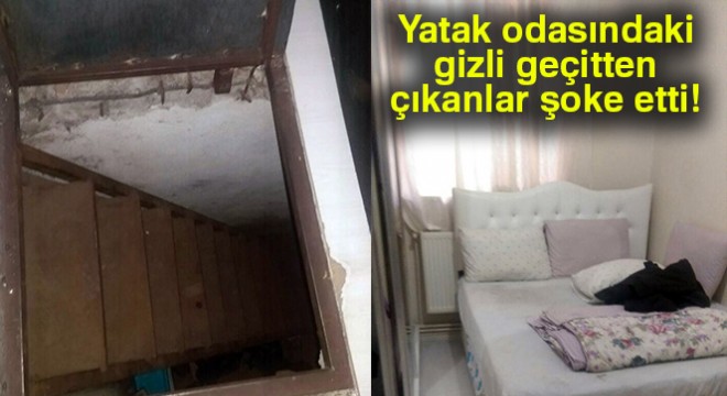 Yatak odasındaki gizli geçit kaçak sigaralara çıktı