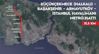 Halkalı-İstanbul Havalimanı metro hattında yüzde 78 ilerleme kaydettik