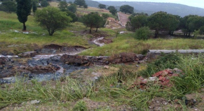 Çanakkale deki kuvvetli yağış